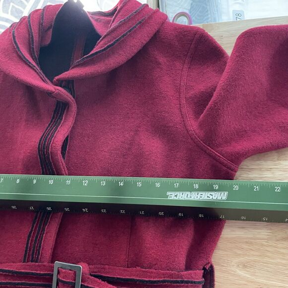 Icelandic Design Sweater Wool Knit Snap Cardigan Jacket Slim Fit Womens Large - Picture 5 of 7